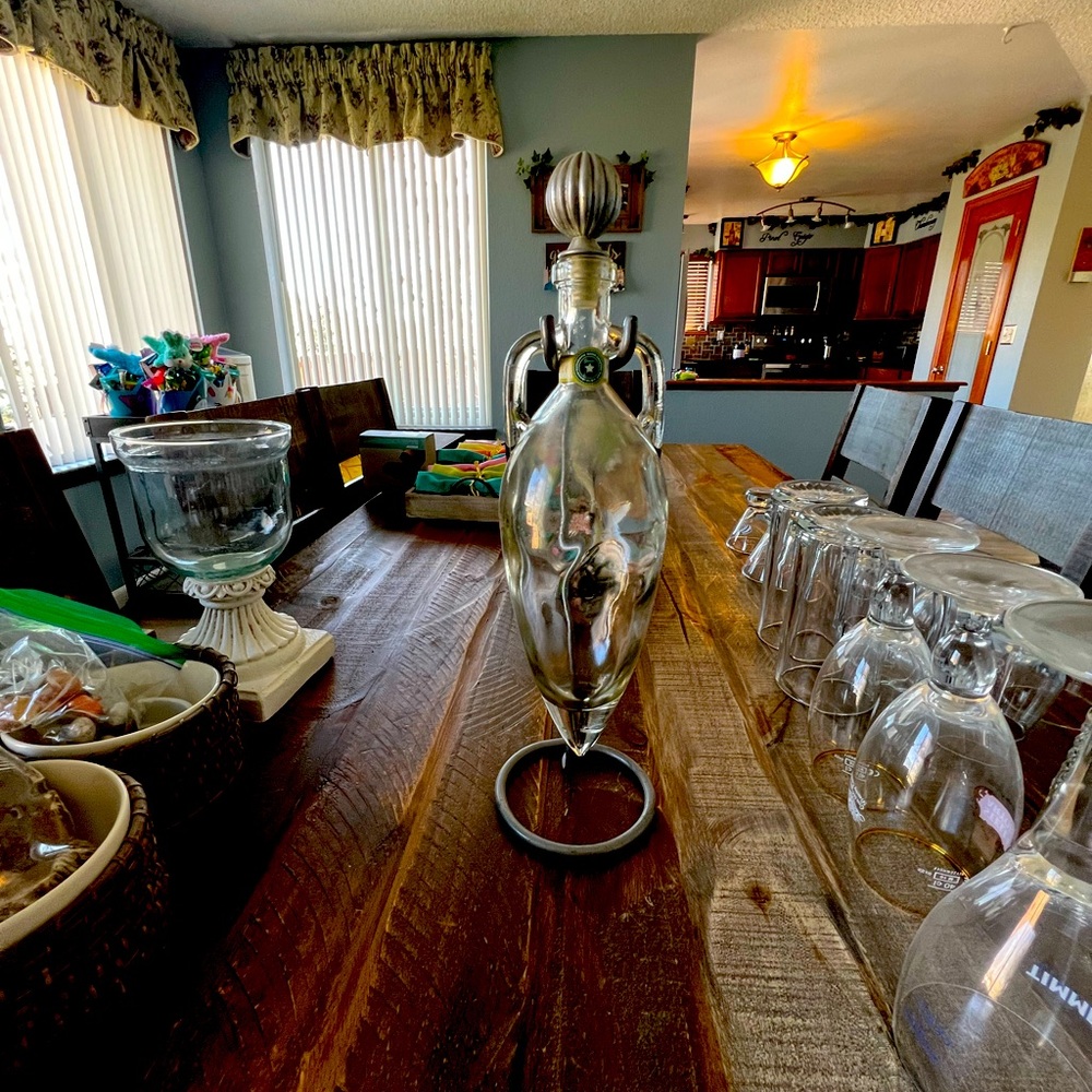 Authentic Vintage Vinegar Storage Decanter